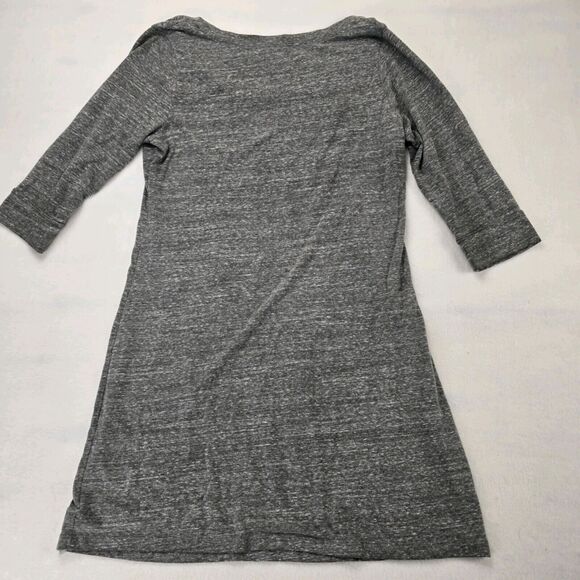 Mossimo Supply Co 3/4 Sleeve Long tunic style Shirt Women Large Gray Round Neck. - Picture 1 of 2